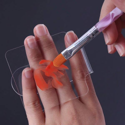 Палитра для смешивания пластиковая на палец