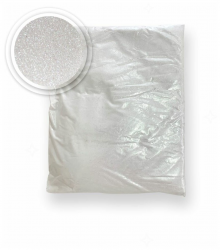Блестки в пакете белые  перламутровые 100 гр