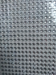 Стразы самоклеющиеся Серебристые d=5 мм 640 шт