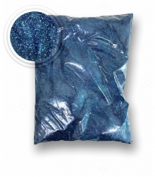 Блёстки в пакете синие 100 гр