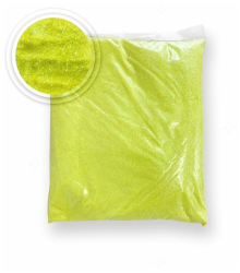 Блёстки в пакете желтые 100 гр