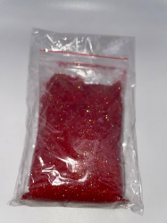 Блестки в пакете красные с золотом 100 гр