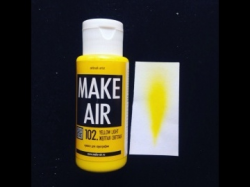 Краска для аэрографии (60ml) MAKE AIR 102 – жёлтая светлая