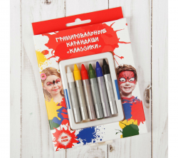 Набор карандашей для грима 6 цветов
