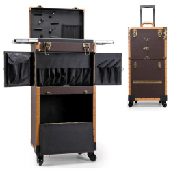Профессиональный чемодан для парикмахеров и стилистов 850х380х250 мм. Цвет коричневый