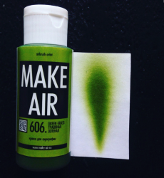 Краска для аэрографии  (60ml) MAKE AIR 606 - травяная зелёная